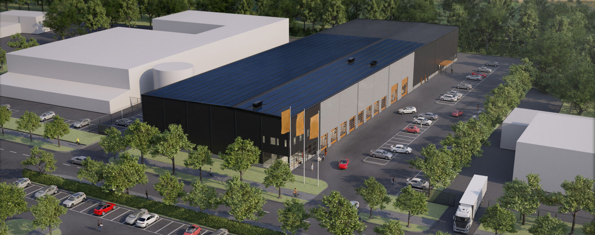 At the Stenåldern 7 property, Wihlborgs has built a 4 300 sqm production facility for voestalpine Böhler.